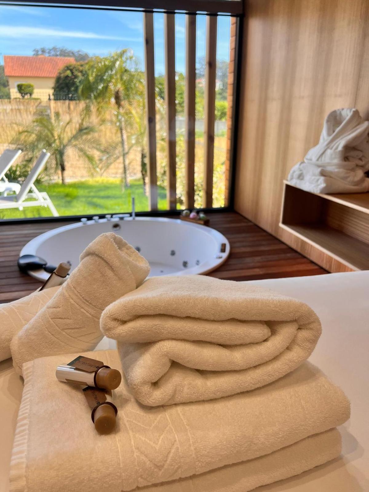 Villas Calas De Aldan Bagian luar foto