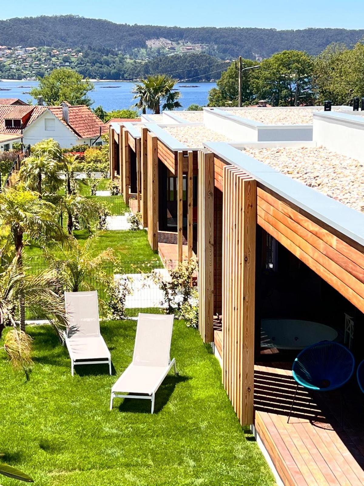 Villas Calas De Aldan Bagian luar foto